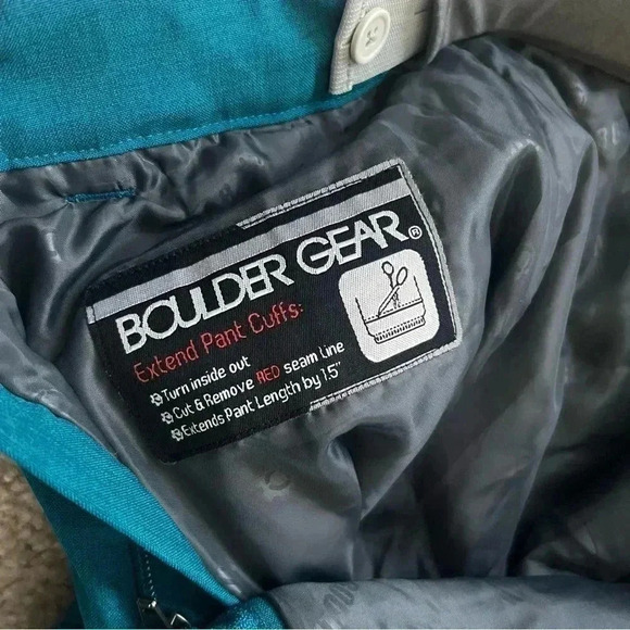 BOULDER GEAR Youth Girls Ravish Ski Snow Pant Turquoise 8915R Size XL 14/15 W SM - Picture 15 of 16